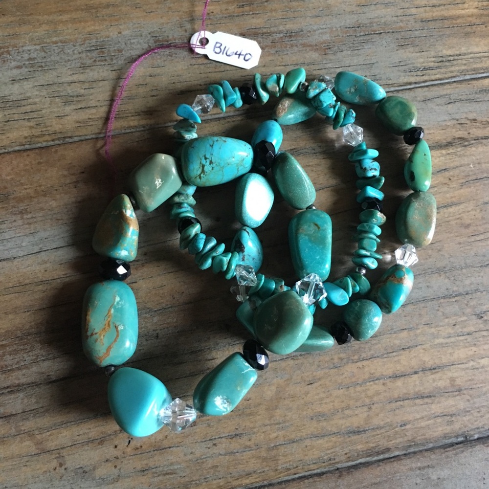 Retired Silpada Turquoise Stretch Bracelets